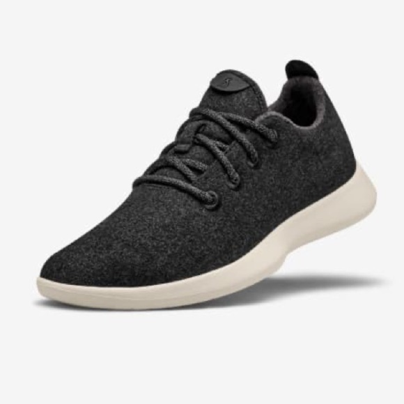 Allbirds Dark Gray Merino Wool Runners Tuke Jo Shoes - Size 7 - Picture 1 of 8